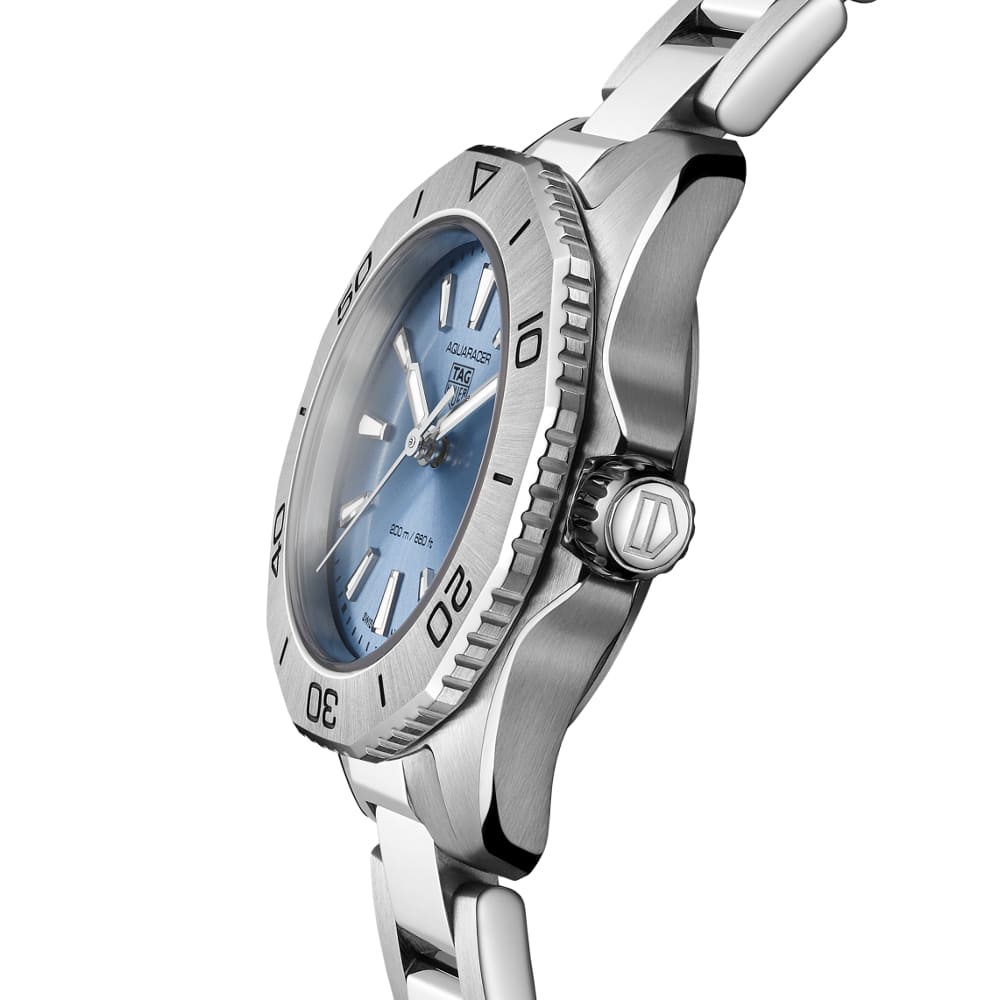 Tag Heuer Aquaracer Professional 200 Quartz Blue Dial Silver Steel Strap Watch for Women - WBP1415.BA0622