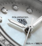  Shop Authentic Tag Heuer Aquaracer Professional 200 Quartz Diamond Mother of Pearl Dial Silver Steel Strap Watch for Women - WBP1417.BA0622 - Luxxuri