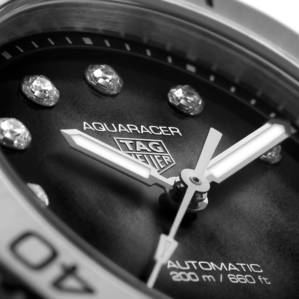  Shop Authentic Tag Heuer Aquaracer Professional 200 Automatic Black Dial Silver Steel Strap Watch for Men - WBP2410.BA0622 - Luxxuri