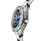  Shop Authentic Tag Heuer Aquaracer Professional 200 Automatic Diamond Blue Dial Silver Steel Strap Watch for Women - WBP2411.BA0622 - Luxxuri