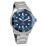  Shop Authentic Tag Heuer Aquaracer Professional 300 Automatic Blue Dial Silver Steel Strap Watch for Men - WBP201B.BA0632 - Luxxuri