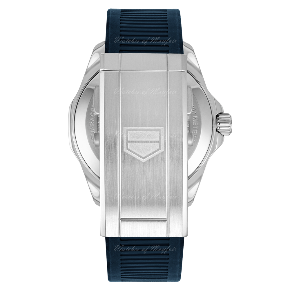  Shop Authentic Tag Heuer Aquaracer Professional 300 Automatic Blue Dial Blue Rubber Strap Watch for Men - WBP201B.FT6198 - Luxxuri