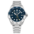  Shop Authentic Tag Heuer Aquaracer Professional 300 GMT Automatic Blue Dial Silver Steel Strap Watch for Men - WBP2010.BA0632 - Luxxuri