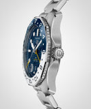  Shop Authentic Tag Heuer Aquaracer Professional 300 GMT Automatic Blue Dial Silver Steel Strap Watch for Men - WBP2010.BA0632 - Luxxuri