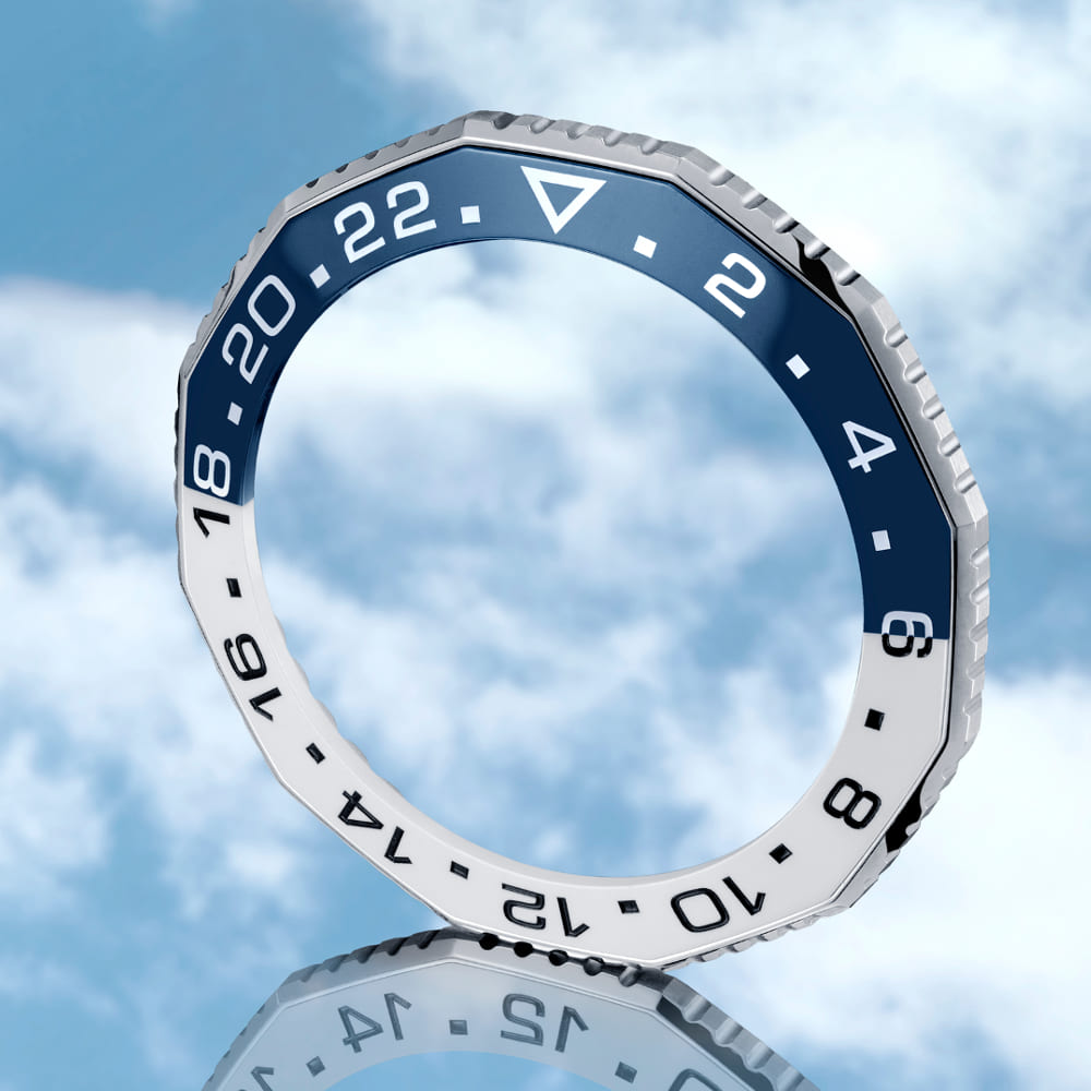  Shop Authentic Tag Heuer Aquaracer Professional 300 GMT Automatic Blue Dial Silver Steel Strap Watch for Men - WBP2010.BA0632 - Luxxuri