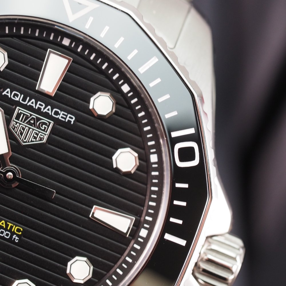  Shop Authentic Tag Heuer Aquaracer Professional 300 Automatic Black Dial Silver Steel Strap Watch for Men - WBP201A.BA0632 - Luxxuri