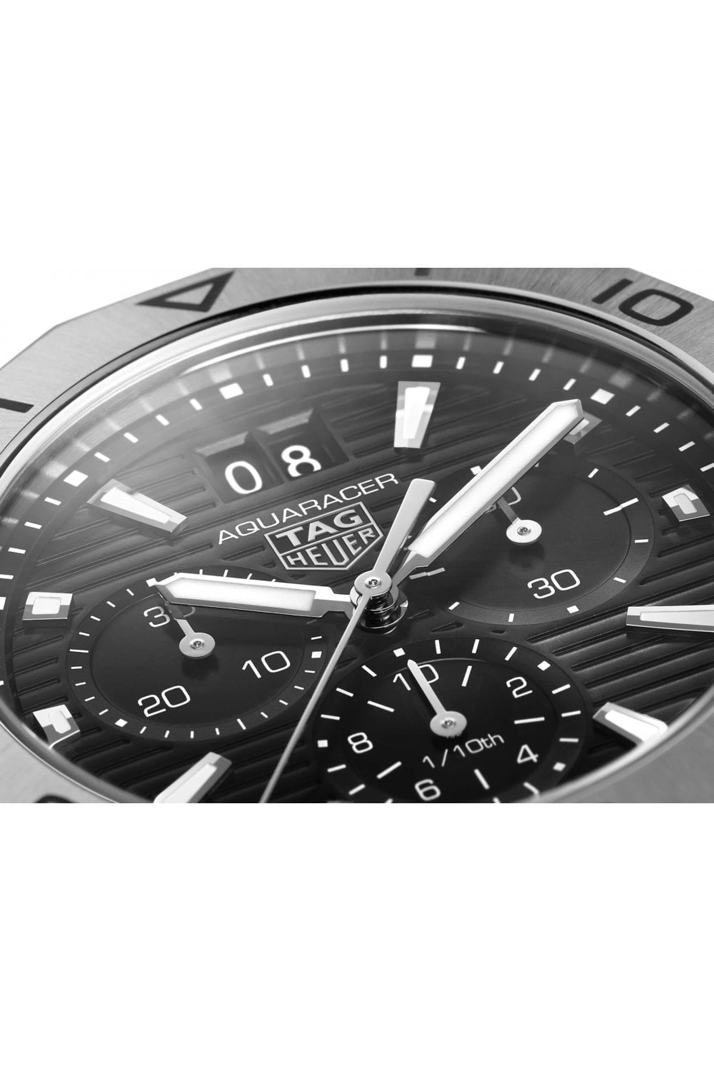  Shop Authentic Tag Heuer Aquaracer Professional 200 Date Black Dial Silver Steel Strap Watch for Men - CBP1110.BA0627 - Luxxuri