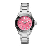  Shop Authentic Tag Heuer Aquaracer Professional 300 Automatic Diamonds Pink Dial Silver Steel Strap Watch for Women - WBP231J.BA0618 - Luxxuri