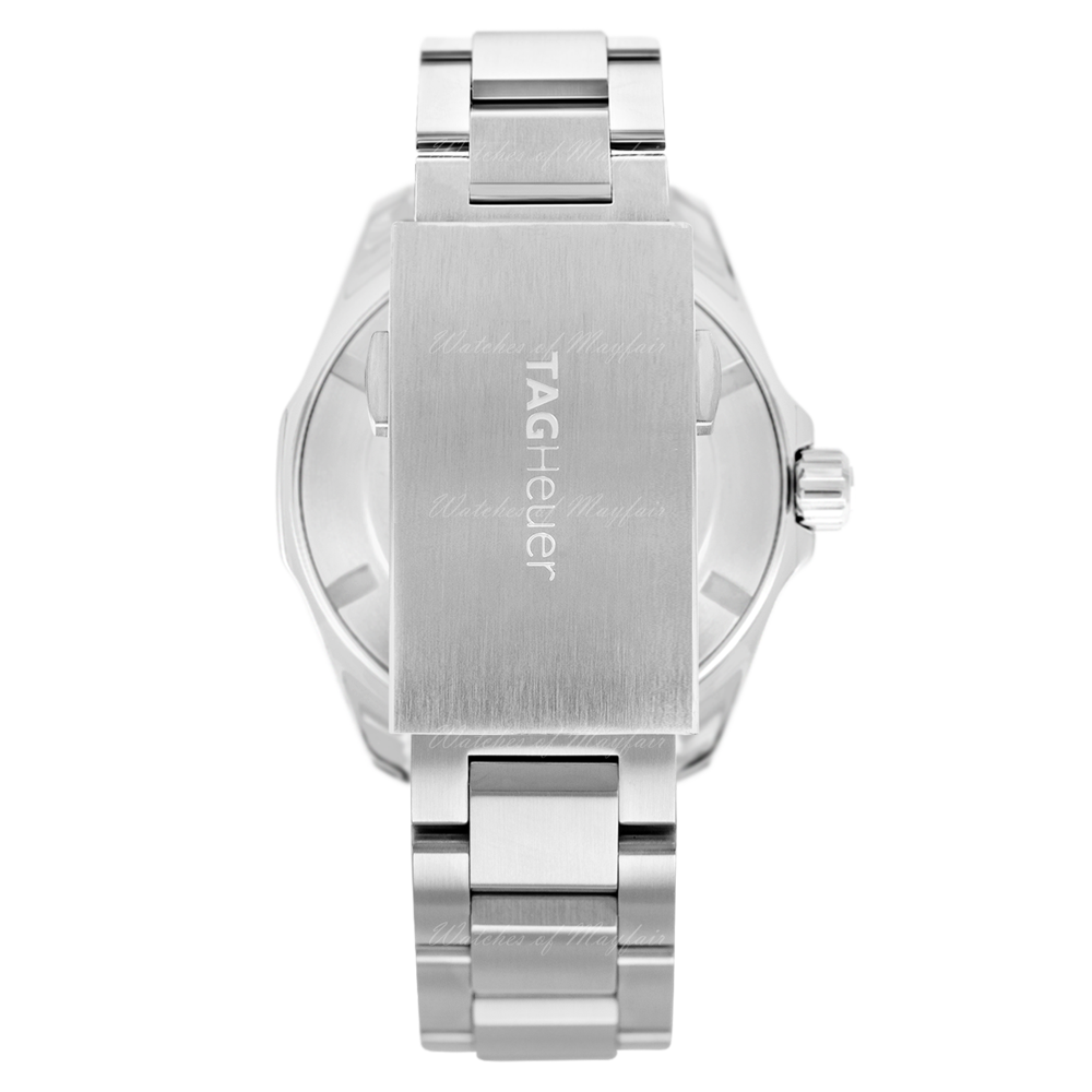 Tag Heuer Aquaracer Diamonds Mother of Pearl Dial Silver Steel Strap Watch for Women - WBD131B.BA0748