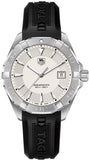  Shop Authentic Tag Heuer Aquaracer Quartz White Dial Black Rubber Strap Watch for Men - WAY1111.FT8021 - Luxxuri