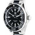 Shop Authentic Tag Heuer Aquaracer Quartz Black Dial Two Tone Steel Strap Watch for Men - WAY131A.BA0913 - Luxxuri