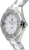  Shop Authentic Tag Heuer Aquaracer Diamonds White Dial Two Tone Steel Strap Watch for Women - WAY131F.BA0914 - Luxxuri