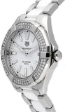  Shop Authentic Tag Heuer Aquaracer Diamonds White Dial Two Tone Steel Strap Watch for Women - WAY131F.BA0914 - Luxxuri