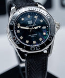  Shop Authentic Tag Heuer Aquaracer Quartz Mother of Pearl Black Dial Black NATO Strap Watch for Women - WAY131M.FT6092 - Luxxuri
