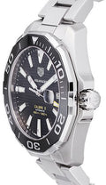  Shop Authentic Tag Heuer Aquaracer Caliber 5 Black Dial Silver Steel Strap Watch for Men - WAY201A .BA0927 - Luxxuri