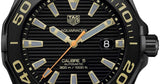  Shop Authentic Tag Heuer Aquaracer 300 Calibre 5 Automatic Black Dial Brown Fabric Strap Watch for Men - WAY208C.FC6383 - Luxxuri