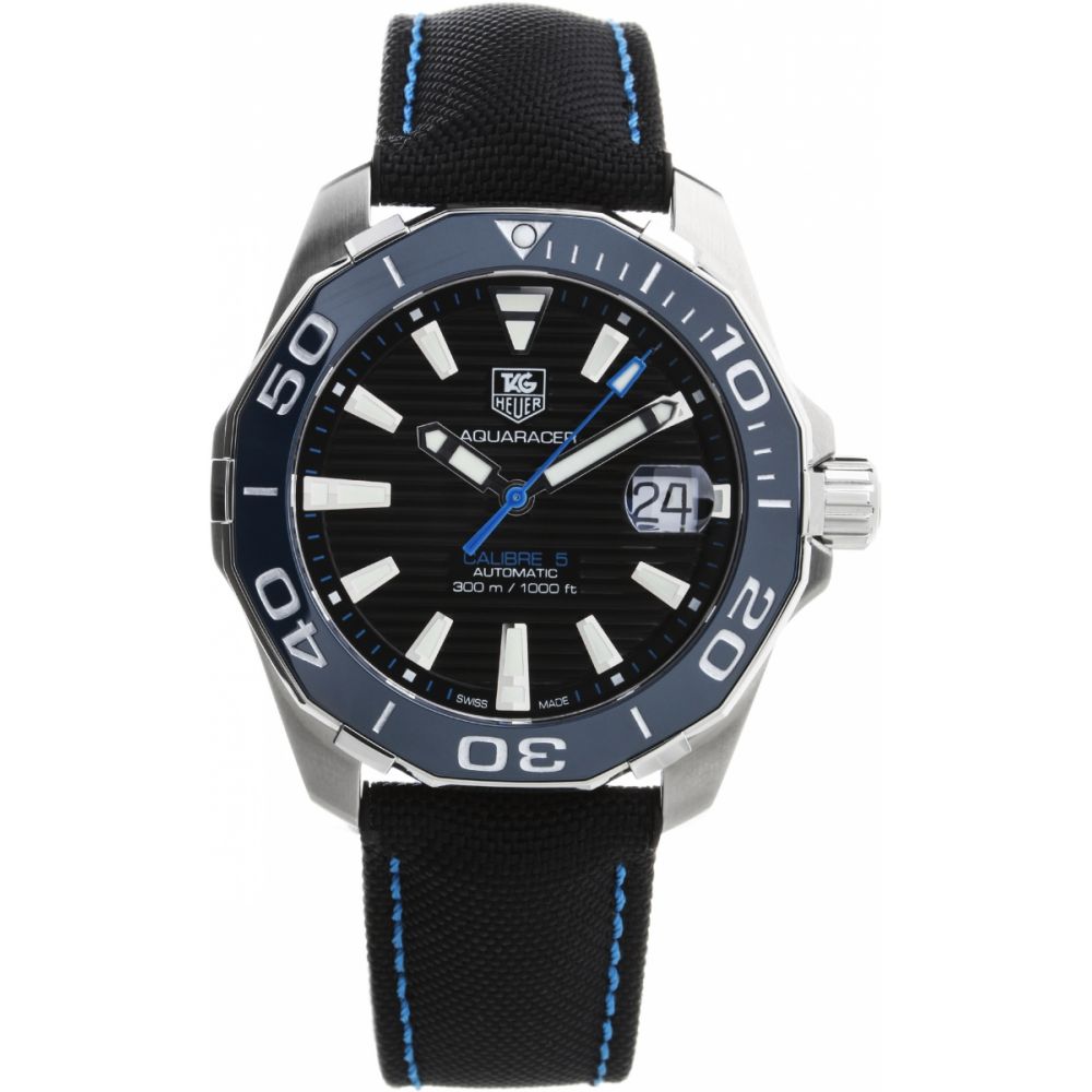  Shop Authentic Tag Heuer Aquaracer Blue Dial Watch for Men - WAY211B.FC6363 - Luxxuri