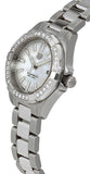  Shop Authentic Tag Heuer Aquaracer Diamonds Mother of Pearl White Dial Silver Steel Strap Watch for Women - WBD1413.BA0741 - Luxxuri