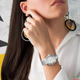  Shop Authentic Tag Heuer Aquaracer Diamonds Mother of Pearl Dial Silver Steel Strap Watch for Women - WBD1414.BA0741 - Luxxuri