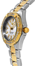  Shop Authentic Tag Heuer Aquaracer Diamonds Mother of Pearl Dial Two Tone Steel Strap Watch for Women - WBD1421.BB0321 - Luxxuri