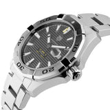  Shop Authentic Tag Heuer Aquaracer Calibre 5 Grey Dial Silver Steel Strap Watch for Men - WBD2113.BA0928 - Luxxuri