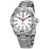  Shop Authentic Tag Heuer Aquaracer Calibre 5 Automatic White Dial Silver Steel Strap Watch for Men - WAY2013.BA0927 - Luxxuri