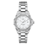  Shop Authentic Tag Heuer Aquaracer White Mother of Pearl Dial Watch for Women - WBD1314.BA0740 - Luxxuri