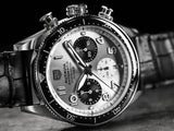  Shop Authentic Tag Heuer Autavia Chronometer Flyback Chronograph Silver Dial Black Leather Strap Watch for Men - CBE511B.FC8279 - Luxxuri