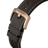  Shop Authentic Tag Heuer Autavia Brown Dial Brown Leather Strap Watch for Men - WBE5191.FC8276 - Luxxuri