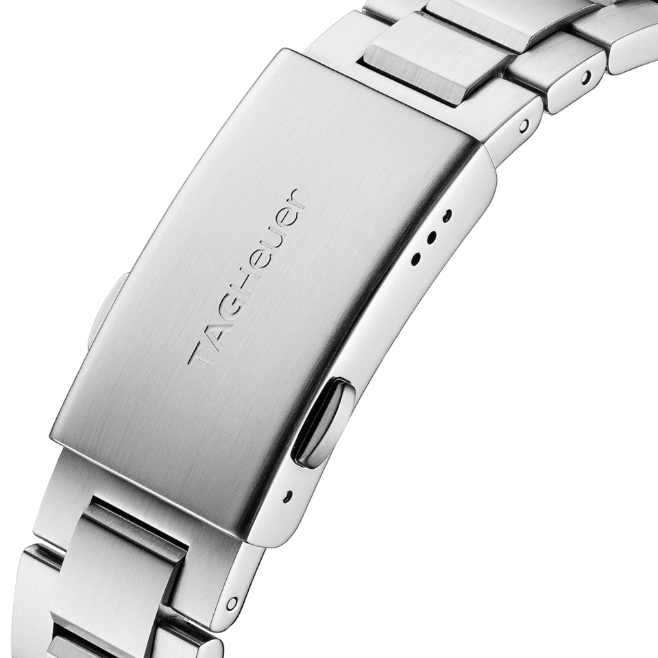  Shop Authentic Tag Heuer Aquaracer Automatic Black Dial Silver Steel Strap Watch for Men - WAY211A.BA0928 - Luxxuri