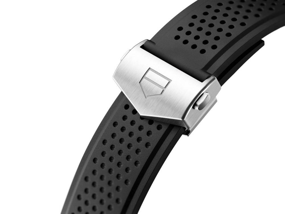  Shop Authentic Tag Heuer Carrera Automatic Chronograph Steel & Ceramic Black Dial Black Rubber Strap Watch for Men - CBG2A1Z.FT6157 - Luxxuri