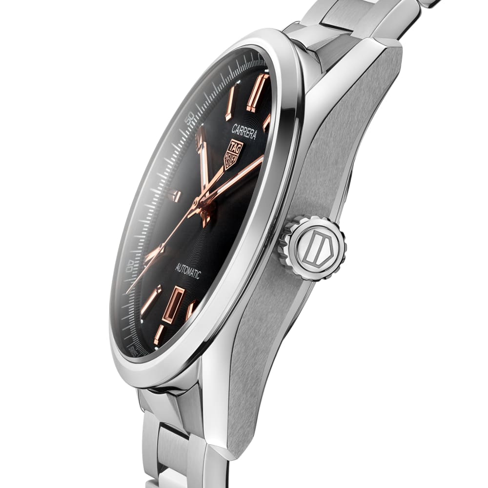  Shop Authentic Tag Heuer Carrera Black Dial Silver Steel Strap Watch for Men - WBN2113.BA0639 - Luxxuri