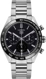  Shop Authentic Tag Heuer Carrera Automatic Chronograph Black Dial Silver Steel Strap Watch for Men - CBN2A1B.BA0643 - Luxxuri