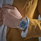  Shop Authentic Tag Heuer Carrera Chronograph Blue Dial Silver Steel Strap Watch for Men - CBN2A1A.BA0643 - Luxxuri