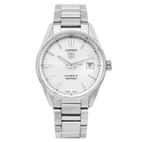  Shop Authentic Tag Heuer Carrera Automatic Caliber 5 White Dial Silver Steel Strap Watch for Men - WAR211B.BA0782 - Luxxuri