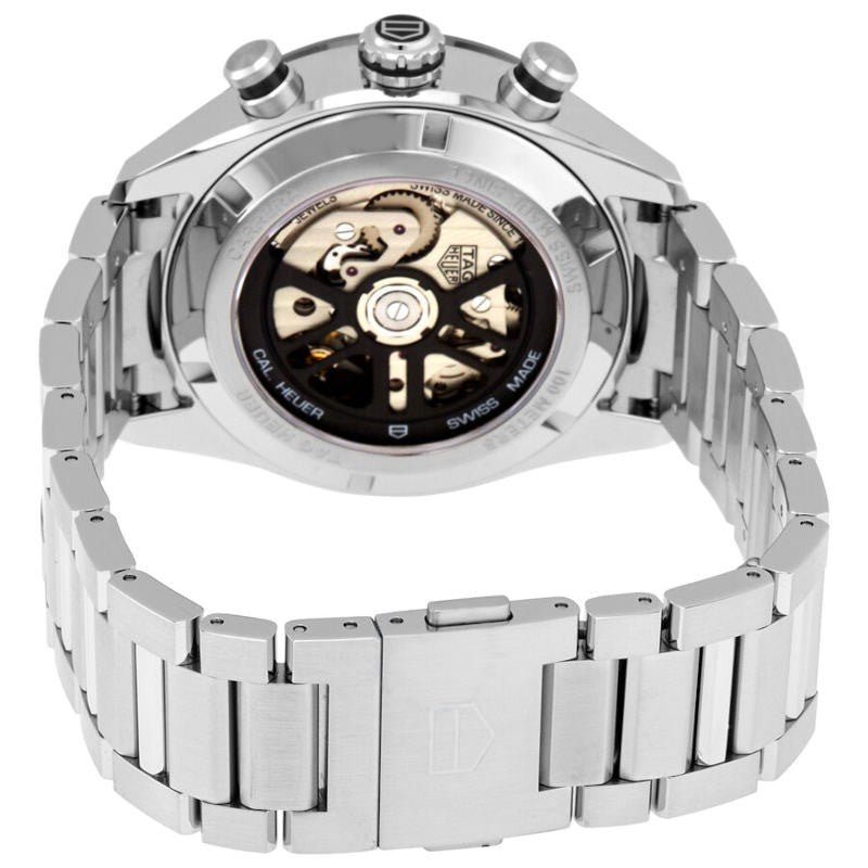  Shop Authentic Tag Heuer Carrera Chronograph Blue Dial Silver Steel Strap Watch for Men - CBN2A1A.BA0643 - Luxxuri