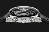  Shop Authentic Tag Heuer Carrera Automatic Chronograph Black Dial Black Leather Strap Watch for Men - CBS2210.FC6534 - Luxxuri