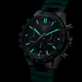  Shop Authentic Tag Heuer Carrera Chronograph 44mm Green Dial Green Steel Strap Watch for Men - CBN2A1N.FT6238 - Luxxuri