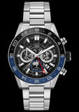  Shop Authentic Tag Heuer Carrera Chronograph Blue Dial Silver Steel Strap Watch for Men - CBG2A1Z.BA0658 - Luxxuri