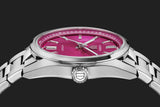  Shop Authentic Tag Heuer Carrera Date Automatic 18K Pink Dial Silver Steel Strap Watch for Women - WBN2313.BA0001 - Luxxuri