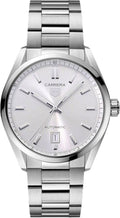  Shop Authentic Tag Heuer Carrera Date Silver Dial Silver Steel Strap Watch for Women - WBN2111.BA0639 - Luxxuri