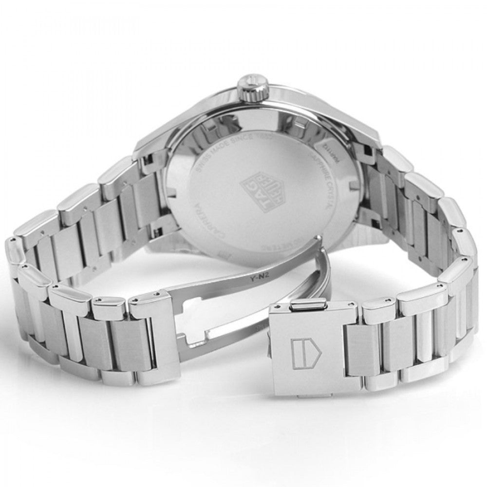  Shop Authentic Tag Heuer Carrera Quartz Blue Dial Silver Steel Strap Watch for Women - WAR1112.BA0601 - Luxxuri