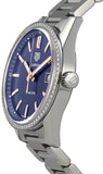  Shop Authentic Tag Heuer Carrera Quartz Diamonds Blue Dial Silver Steel Strap Watch for Women - WAR1114.BA0601 - Luxxuri