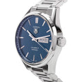  Shop Authentic Tag Heuer Carrera Automatic Blue Dial Silver Steel Strap Watch for Men - WAR201E.BA0723 - Luxxuri