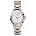  Shop Authentic Tag Heuer Carrera Date Automatic Mother of Pearl Dial Two Tone Steel Strap Watch for Women - WBN2450.BD0569 - Luxxuri