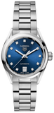  Shop Authentic Tag Heuer Carrera Diamonds Blue Dial Silver Steel Strap Watch for Women - WBN2413.BA0621 - Luxxuri