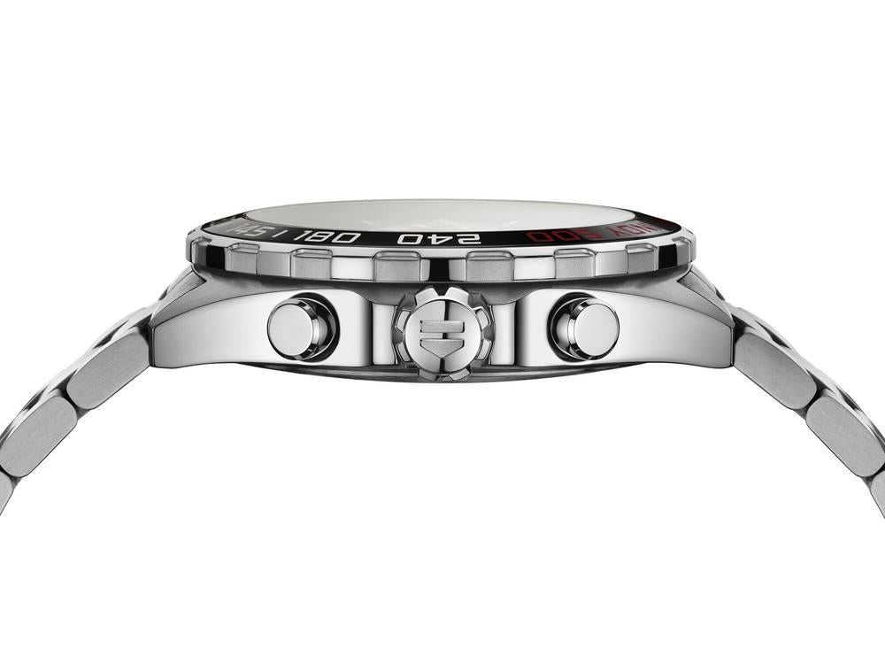 Tag Heuer Formula 1 Indy 500 Special Edition Black Dial Silver Steel Strap Watch for Men - CAZ101V.BA0842