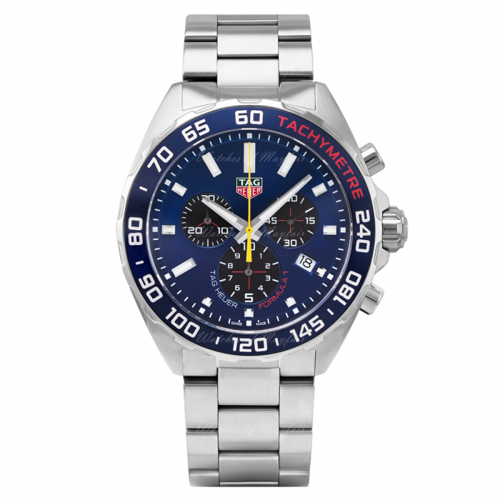  Shop Authentic Tag Heuer Formula 1 Aston Martin Red Bull Racing Blue Dial Silver Steel Strap Watch for Men - CAZ101AB.BA0842 - Luxxuri