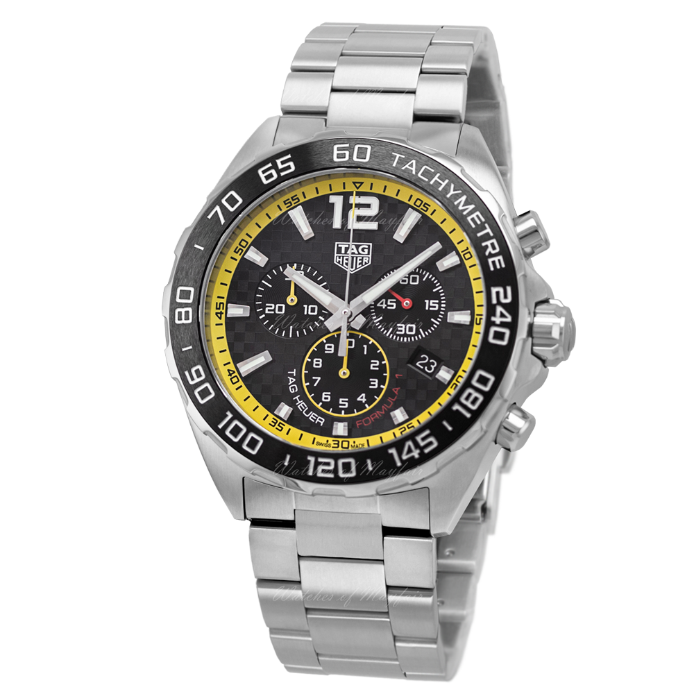  Shop Authentic Tag Heuer Formula 1 Chronograph Black Dial Silver Steel Strap Watch for Men- CAZ101AC.BA0842 - Luxxuri