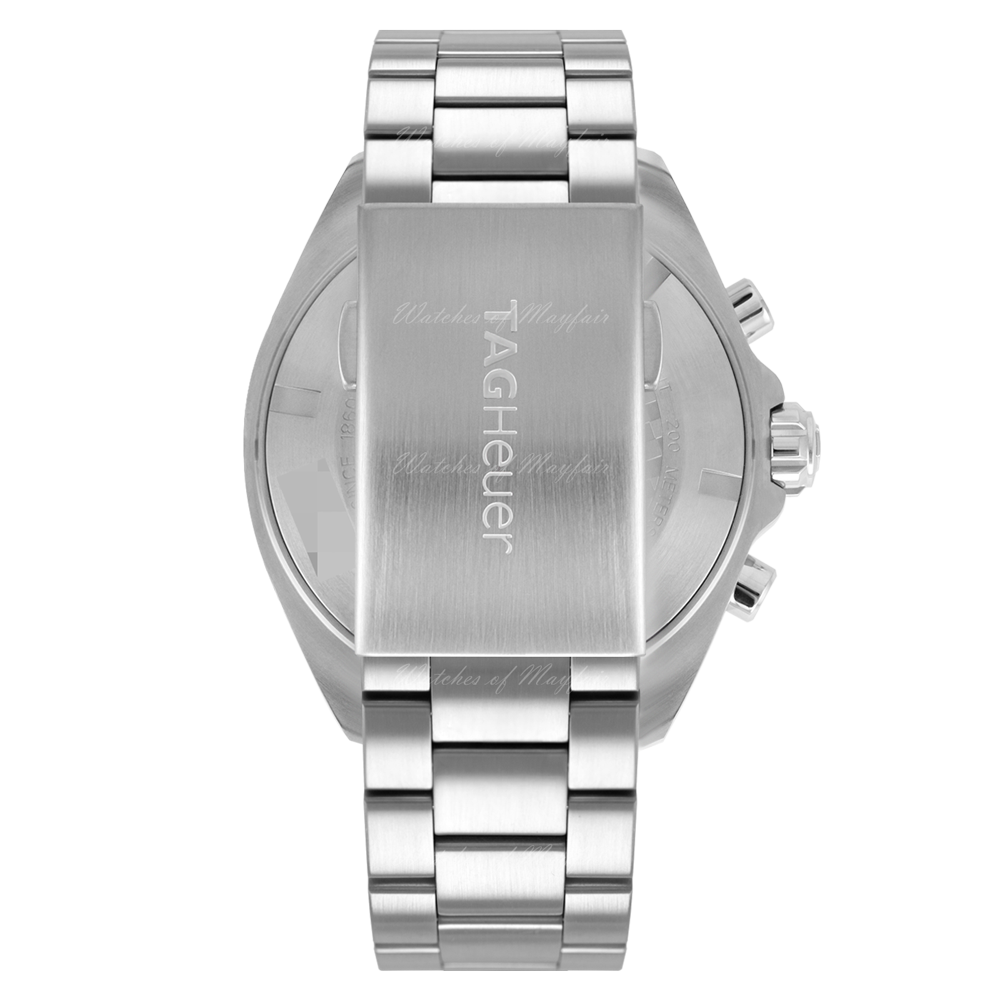 Tag Heuer Formula 1 Chronograph Black Dial Silver Steel Strap Watch for Men- CAZ101AC.BA0842